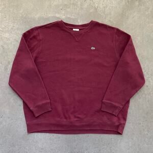 Vintage Lacoste Burgundy Sweatshirt